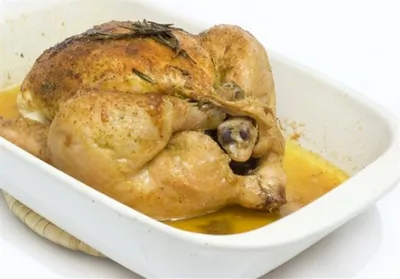 Курица, запеченная по-французски