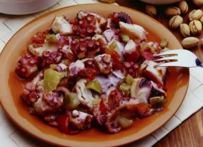 Осьминог в маринаде