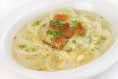 Суп луковый по-французски