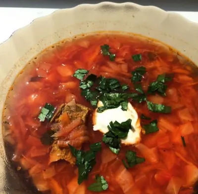 Борщ украинский