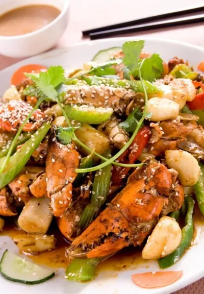 Салат из крабов