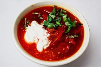 Борщ мясной