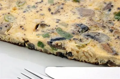 Омлет с грибами