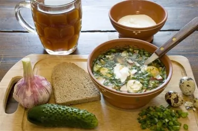 Окрошка овощная