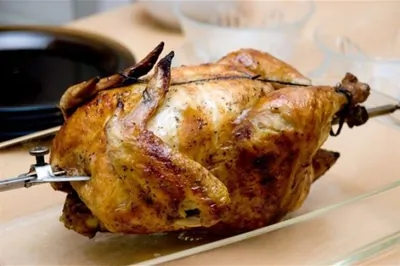 Цыпленок на вертеле