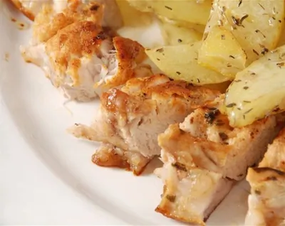 Кролик жареный