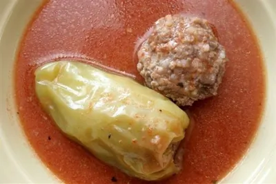 Перец, фаршированный мясом