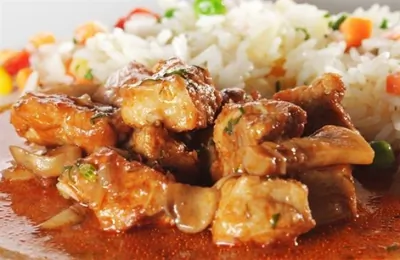 Мясо тушеное по-арабски