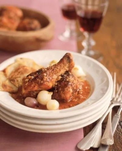 Чахохбили с белым вином