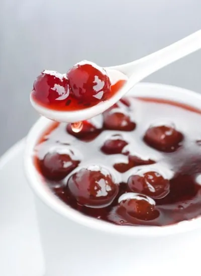 Кисель из вишневого сиропа