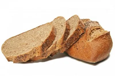 Хлеб из молотых отрубей с мукой