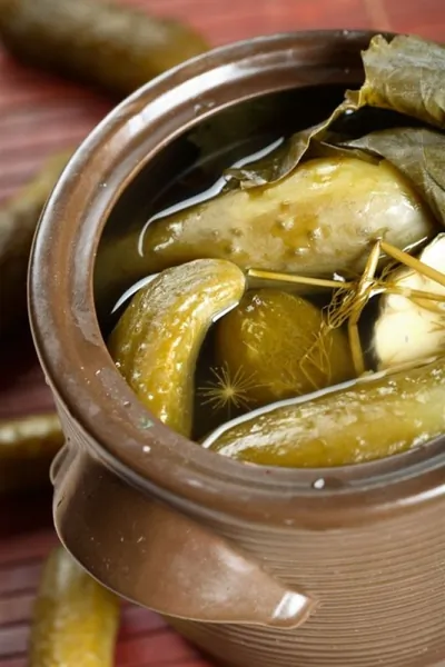 Маринованные огурцы с водкой