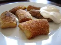 Жареные бананы в сметане