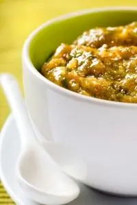 Пюре из крыжовника со сливками