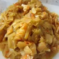 Тушеная капуста с томатным пюре