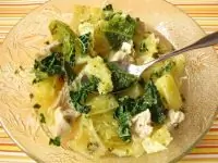 Щи из капустной рассады