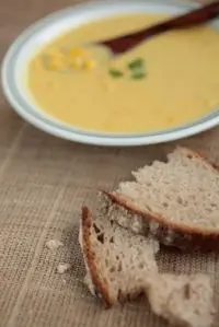 Суп-пюре из консервированной кукурузы