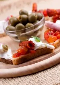 Бутерброд с брынзой