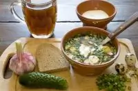 Окрошка овощная