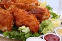 Цыплята жареные, в сухарях