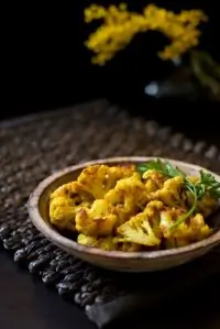 Капуста цветная жареная, с сухарями