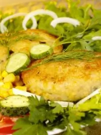 Шницель из капусты со сметаной