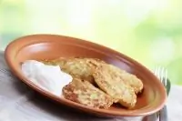 Оладьи из тушеной капусты