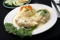 Курица в сливках