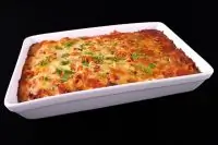Макароны, запеченные с мясом