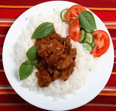 Баранина с рисом