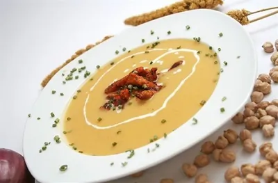 Суп-пюре с турецким горохом