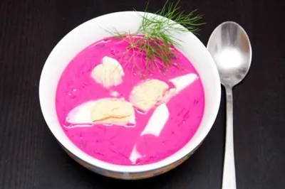 Холодный свекольный суп