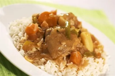 Рис с курицей и яйцами