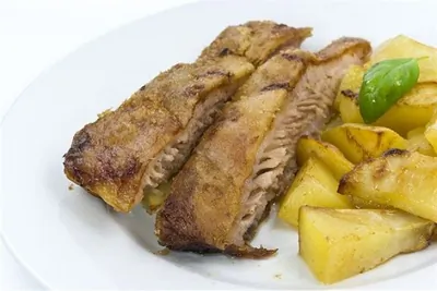 Жаркое из свиной грудинки с корочкой