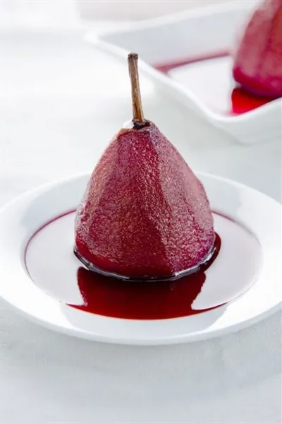 Груши в красном вине