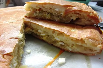 Быстрый капустный пирог