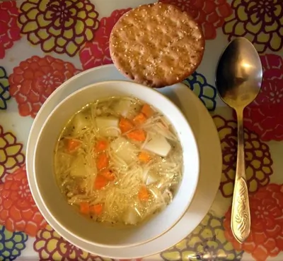 Куриный суп по домашнему