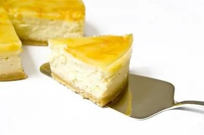 Запеченный лимонный чизкейк