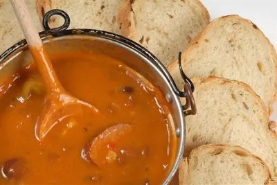 Суп-пюре из фасоли