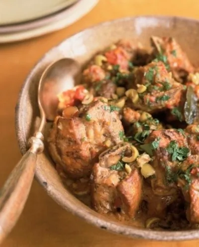 Сациви из курицы с грецкими орехами и анисом