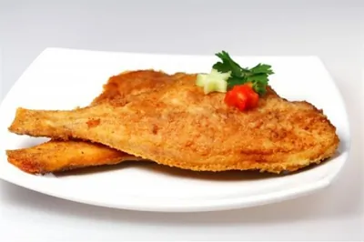 Камбала в молотой маце