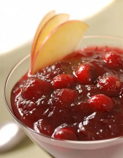 Клюквенно-яблочный соус