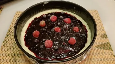 Быстрый пирог с ягодами