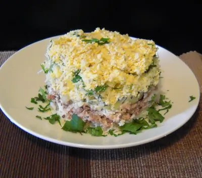 Классический салат «Мимоза»