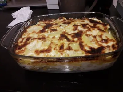 Картошка с курицей по французски