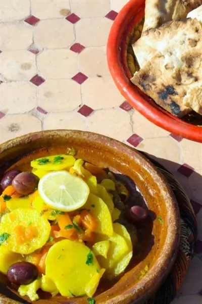 Тажин с курицей