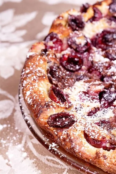 Ванильный клафути с вишней