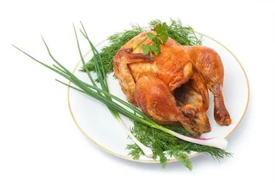 Курица, запеченная в сметане