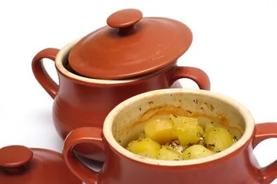 Картофель в горшочке