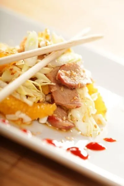 Салат со свининой